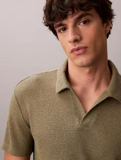 Calvin Klein Weiches Strand-Poloshirt^Herren BademodeFrisch Eingetroffen