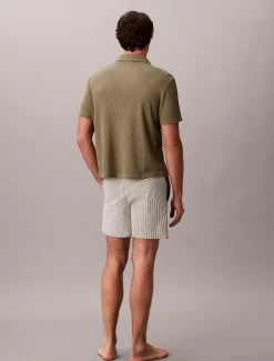 Calvin Klein Weiches Strand-Poloshirt^Herren BademodeFrisch Eingetroffen