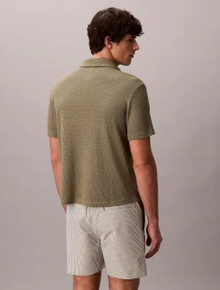 Calvin Klein Weiches Strand-Poloshirt^Herren BademodeFrisch Eingetroffen