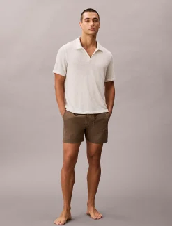 Calvin Klein Weiches Strand-Poloshirt^Herren BademodeFrisch Eingetroffen