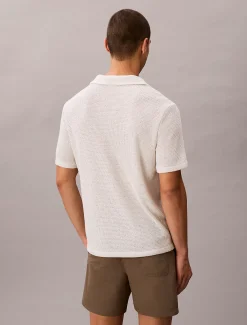 Calvin Klein Weiches Strand-Poloshirt^Herren BademodeFrisch Eingetroffen