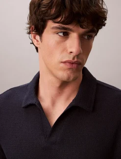 Calvin Klein Weiches Strand-Poloshirt^Herren BademodeFrisch Eingetroffen