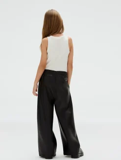 Calvin Klein Weite Hose aus Kunstleder^Kinder Hosen & Shorts|Kleidung