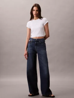 Calvin Klein Wide Leg Jeans^Damen High Rise Skinny|Mom Jeans