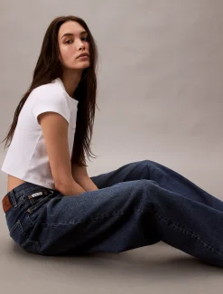 Calvin Klein Wide Leg Jeans^Damen High Rise Skinny|Mom Jeans