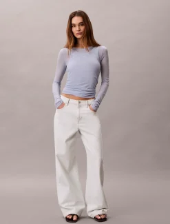 Calvin Klein Wide Leg Jeans^Damen High Rise Skinny|Mom Jeans