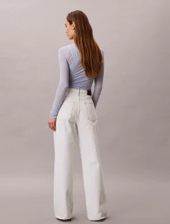 Calvin Klein Wide Leg Jeans^Damen High Rise Skinny|Mom Jeans