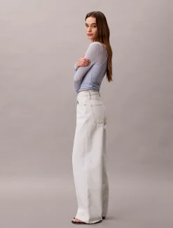 Calvin Klein Wide Leg Jeans^Damen High Rise Skinny|Mom Jeans