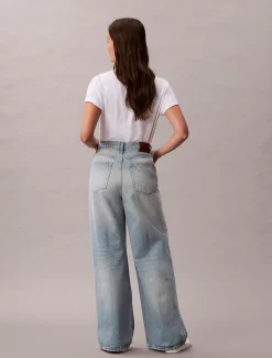 Calvin Klein Wide Leg Jeans^Damen High Rise Skinny|Mom Jeans