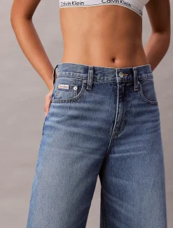 Calvin Klein Wide Leg Jeans^Damen High Rise Skinny|Mom Jeans