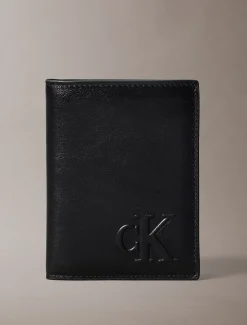 Calvin Klein Zweifach faltbares Portemonnaie mit geprägtem Monogramm^Herren Geldbörsen & Kartenetuis
