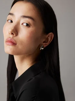 Calvin Klein Zweifarbige Kreolen^Damen Uhren & Schmuck