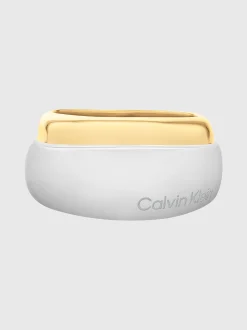 Calvin Klein Zweifarbiger klobiger Ring^Damen Uhren & Schmuck