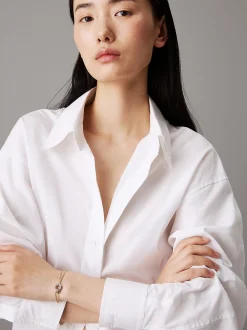 Calvin Klein Zweifarbiges Armband mit doppelter Kette^Damen Uhren & Schmuck